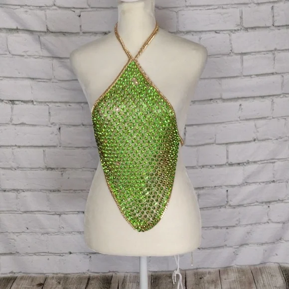 h:ours Oaklyn Top in Green - Picture 4 of 4